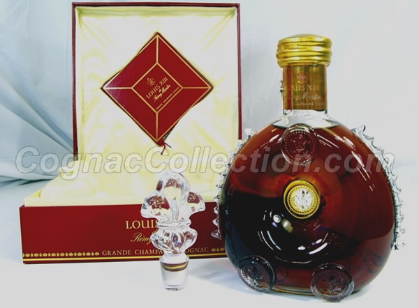 Louis XIII Cognac Glossy Red Box 1980s-1990s